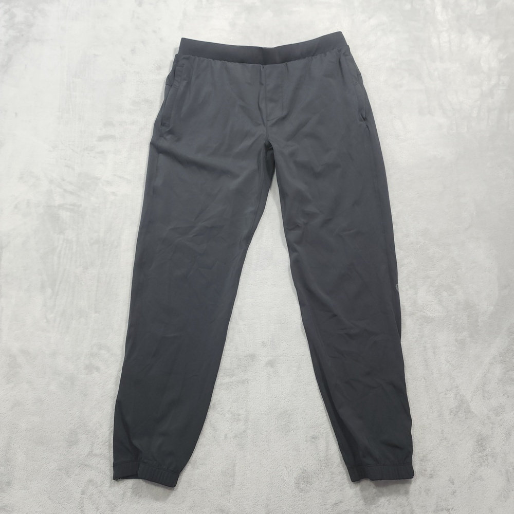 Mondetta Pants Mens L Black Outdoor Project Track Jogger Zip Hem Stretch Gym